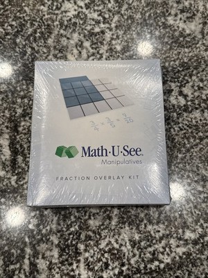 Math U See Manipulatives Fraction Overlay Kit Home School Learn Brand NEW Sealed