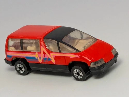 Vintage 1990's Hot Wheels Chevy Lumina Van 1992 Mainline #126 Red ALL Small BW