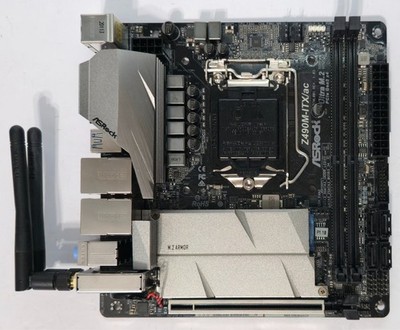 ASRock Z490M-ITX/ac LGA 1200 Intel 10th Gen Only Mini ITX Motherboard *No I/O*