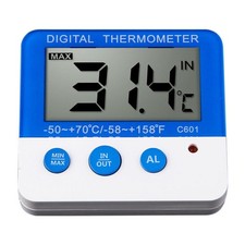 Digital LCD Fridge Thermometer Freezer Tester With Alarm For Indoor Outdoor UK