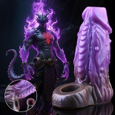 Fantasy Penis Sheath Male Bigger Sleeve Girth Reusable Condom Extender-Enlarger
