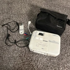 Epson Home Cinema 500 Projector Tested Working With Bag For Everything