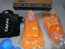 CAPAS SPORT BLADE TRAINING FINS ORANGE UK: 6.5-7.5