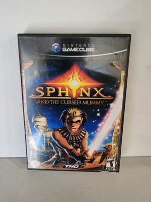 Sphinx and the Cursed Mummy (Nintendo GameCube, 2003) Complete Disc Manual Case