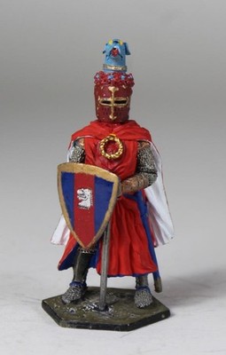 Historical Miniature Heraldic Knight #9 Painted Russian EK Castings M142
