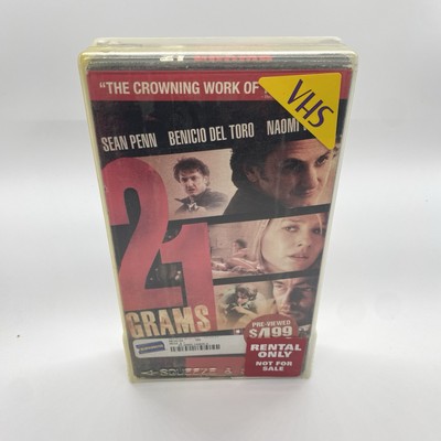 21 Grams VHS Blockbuster Rental Tested Sean Penn Benicio Del Toro Naomi Watts