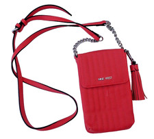 Nine West Cellphone Purse Grab & Go Crossbody Bag with card slots Orange Color