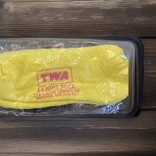 Vintage TWA flight Sock 75 Orlon Golf/Tennis