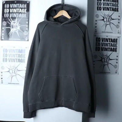 Attention Row Oversized Gray Hoodie Unisex - XL to 2XL