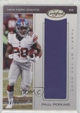 2017 Certified Fabric of the Game 90/99 Paul Perkins #FG-PP fl4