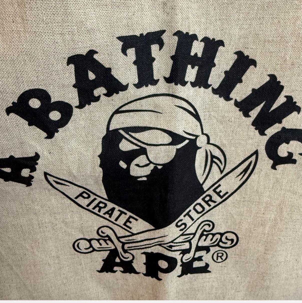 Bape Pirate Store Drawstring Canvas Dust Bag thumbnail 3