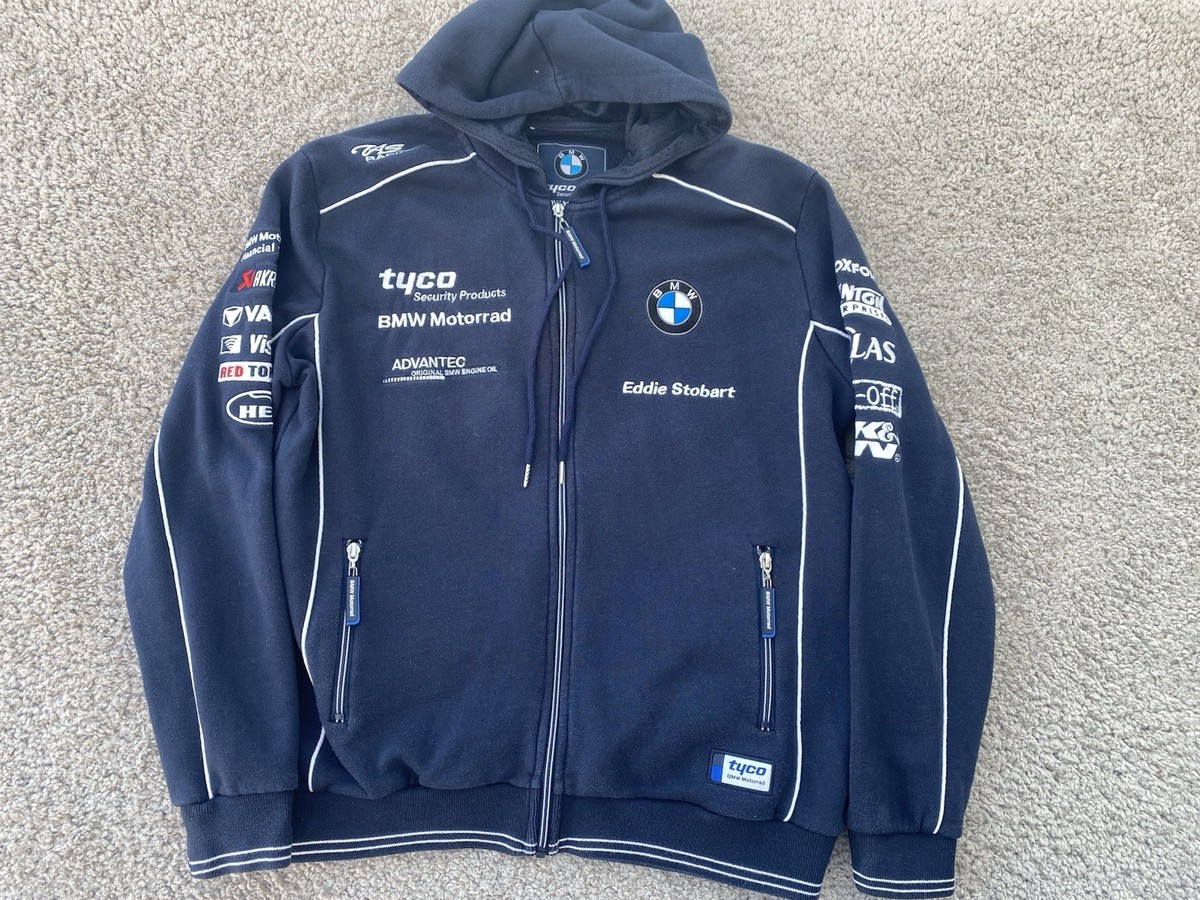 Tyco BMW Motorrad Racing Hoodie Size XS Unisex Full Zip Hooded Jacket