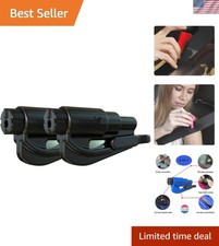 The Compact Emergency Keychain Car Escape Tool, Seatbelt Cutter and Window B...