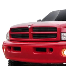 For Dodge Ram 1500 99-01 APG 4-Pc Black 8x6 mm Horizontal Billet Main Grille