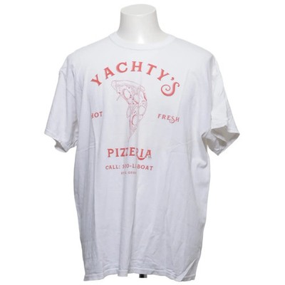 Lil Yachty Merchandise, T-shirt, Größe: L, Weiß/Rot, Print, Herren #XZ5