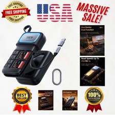 Quick Transfer 2-in-1 SD/Micro SD Card Reader Adapter with Built-in Storage Case