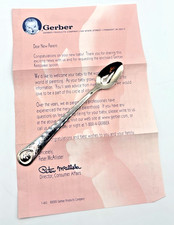 Collectible Vintage Gerber Baby CORY Personalized Infant Spoon ONEIDA Stainless