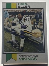 1973 Topps Carl Eller #211 Minnesota Vikings Football HOF Defensive End