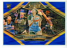 2024 KAMILLA CARDOSO Panini Select WNBA - Snapshots #20 Blue Flash Prizm 95/99