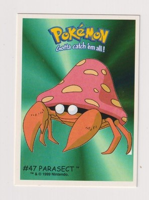 Pokemon Karte Dunkin Boomer, Nintendo 1999 - #47 Parasect