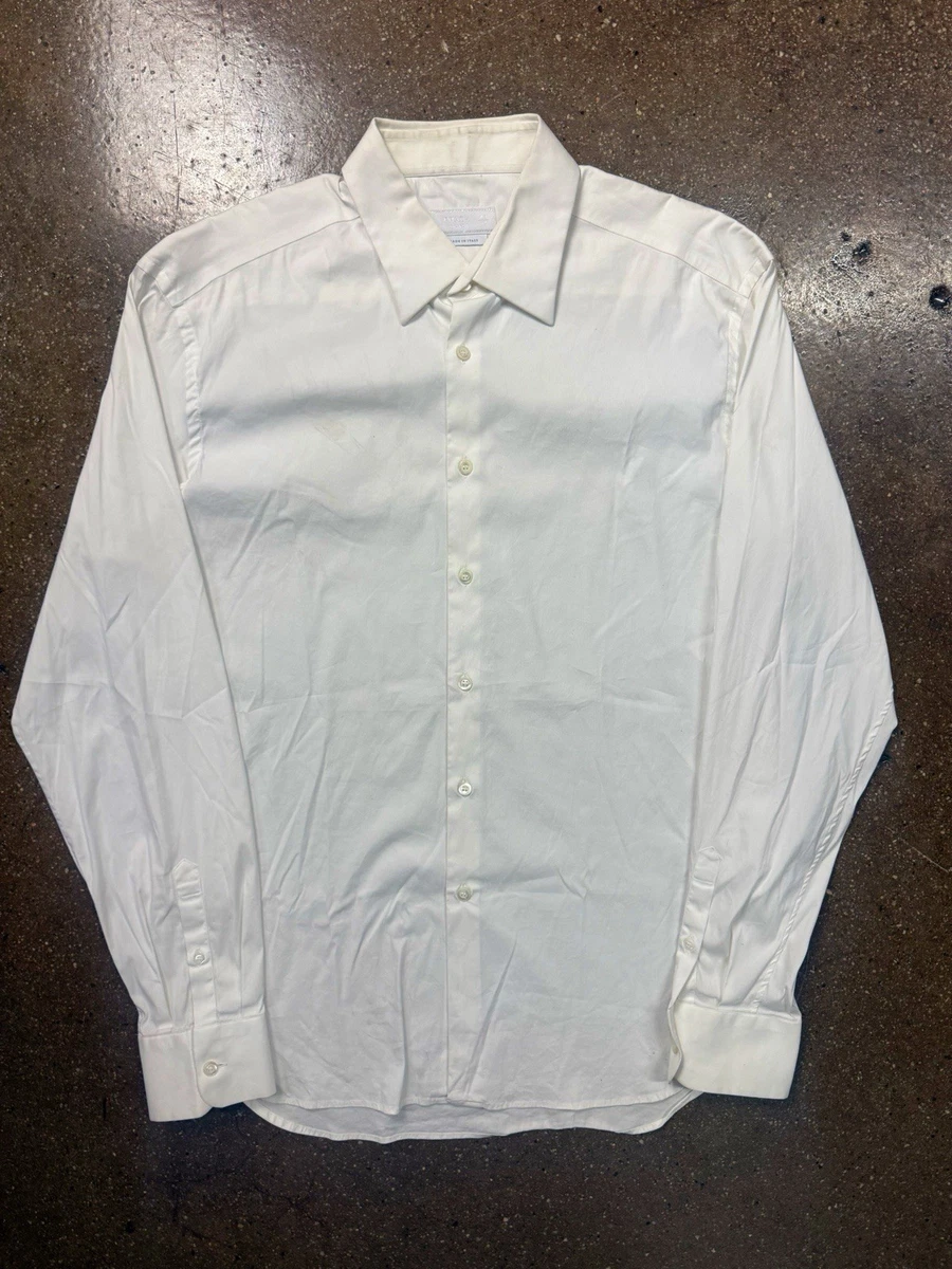 PRADA Long Sleeve White Shirts for Men for sale | eBay