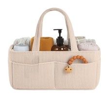 Baby Organizer for Changing Table - Stylish Nursery Storage Basket,4237
