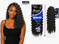 Foxy Silver Water Wave 12  Crochet Braiding Hair