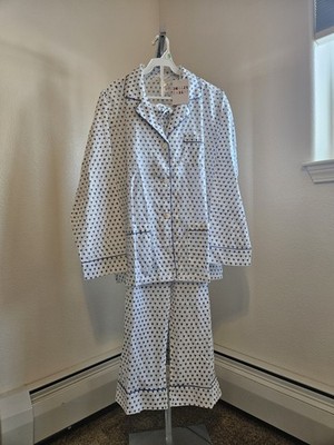 Roller Rabbit Blue Hearts Lounge Pajamas Large