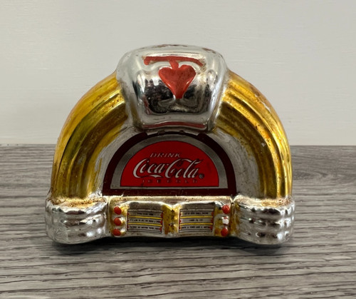 Vintage Coca-Cola Jukebox Rock’n Roll Stacking Salt and Pepper Shaker Top