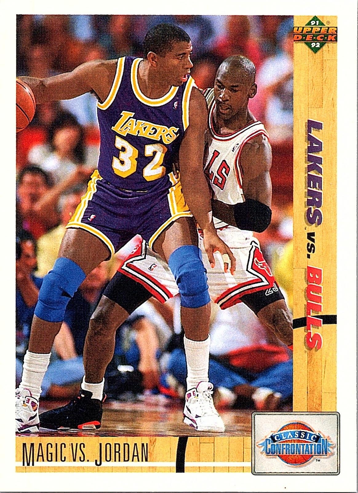 1991-92 Upper Deck #34 Magic vs. Jordan