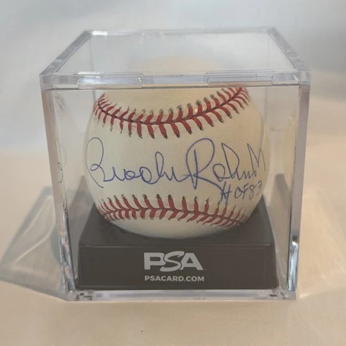 Brooks Robinson HOF 83 Autographed Baseball PSA DNA Authenticated