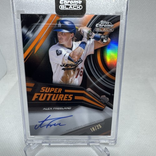 2026 Topps Chrome Black Alex Freeland Super Futures Autographs (RAW)