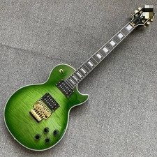 Factory Axcess LP Electric Guitar Green Solid Mahogany Body Rosewood Fretboard
