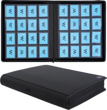 Top Loader Binder, Holds 640 Top Loaders,16Pocket Top Loader Binders for 3" x 4"