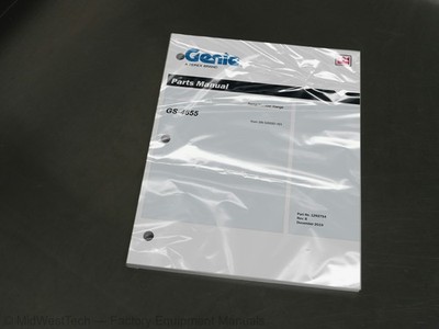 Terex Genie GS-4655 Scissor Lift Parts Manual Exploded View Diagram Book