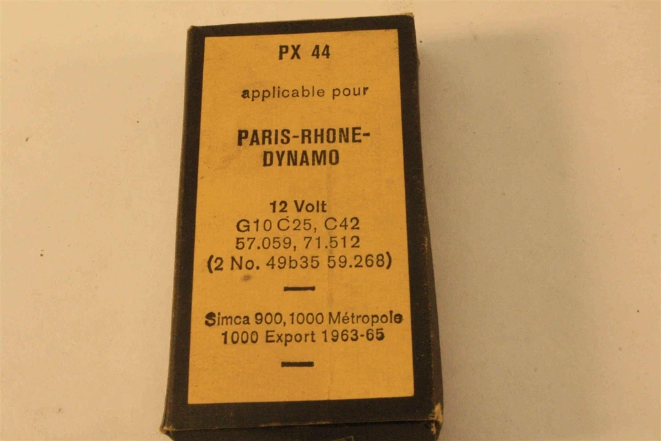 Juego de cepillos generador para SIMCA 1000 1100 con París-Ródano 1963-1971 Foto 2 de 2