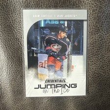 2024-25 Upper Deck Credentials #JI-AF Adam Fantilli Jumoing On the Ice H228