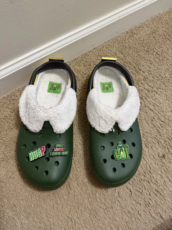 Buddy The Elf × Crocs Lined Clogs Men's Size 10 Women Size 12 Christmas Limited - Image 2 of 4
