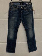 Mavi Damen Jeans Olivia Low Rise, Straight Leg Dunkelblau 27 33 W27 L33