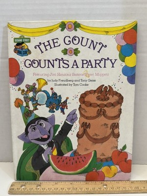 1980 ''The Count  Counts A Party''Jim Henson's Sesame Street Muppets Book