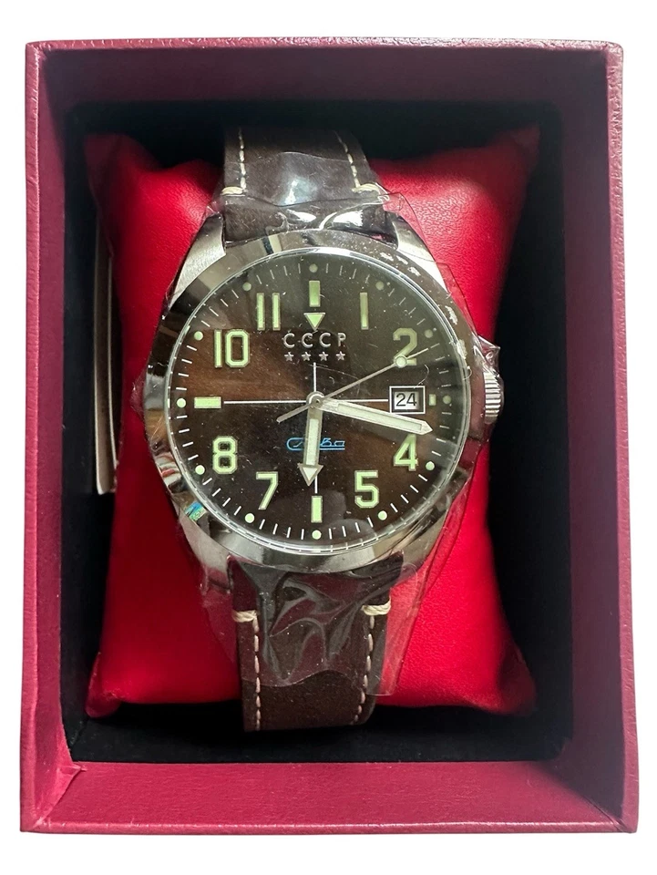 Herrenuhr UdSSR CCCP Gromov Automatik Glasboden Box und Papiere - Bild 2 von 4