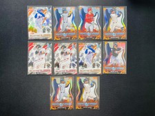 2026 Topps Bowman Chrome Power Chords Mike Trout Jackson Chourio REF Lot*10 YD13