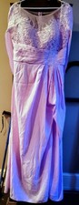 Lavender Lace Bodice Formal Dress