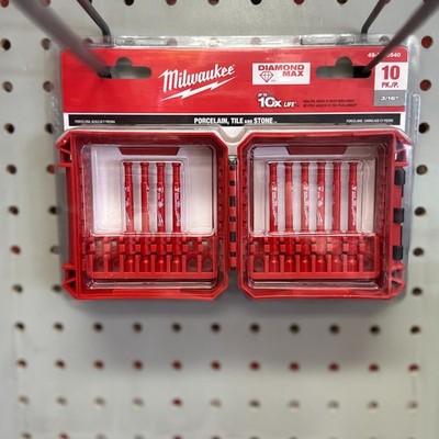 Milwaukee 49-56-0540 DIAMOND MAX 3/16'' Diamond Grit Hole Saw - 10 PK