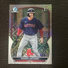 Roman Anthony RC 2023 Bowman 1st Chrome Prospect Mega Box Mojo Refractor #BCP-71
