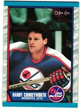 1989-90 O-Pee-Chee #63 Randy Cunneyworth Winnipeg Jets