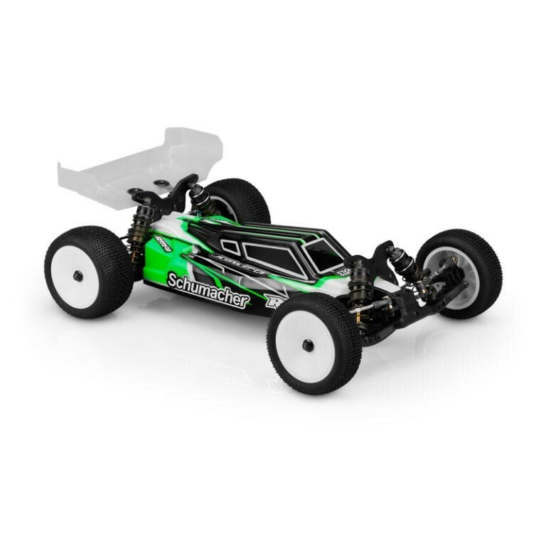 [美品] シュマッカー 2WDバギー クーガーLD2 ボディ・メカ付き 完成品 JConcepts Schumacher Cougar LD2 S2 Body w/Carpet Wing (Clear