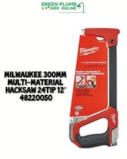 Milwaukee  Hacksaw 305mm 12in Metal Frame with Blade Storage Multi-Material