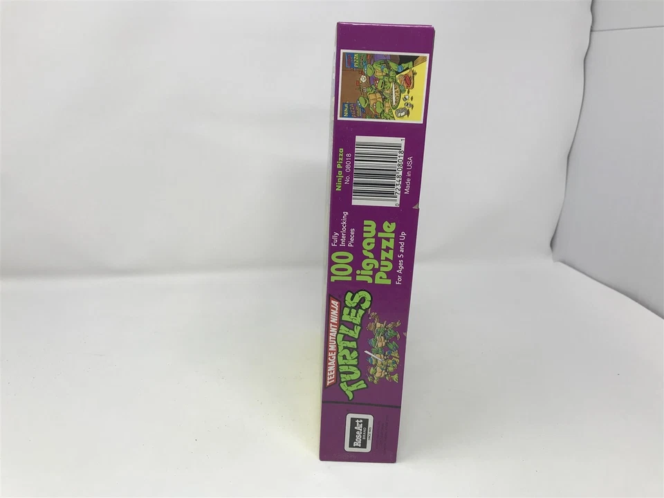 Rompecabezas Teenage Mutant Ninja Turtles RoseArt Vintage 100 piezas nuevo pizza 4 Foto 4 de 4