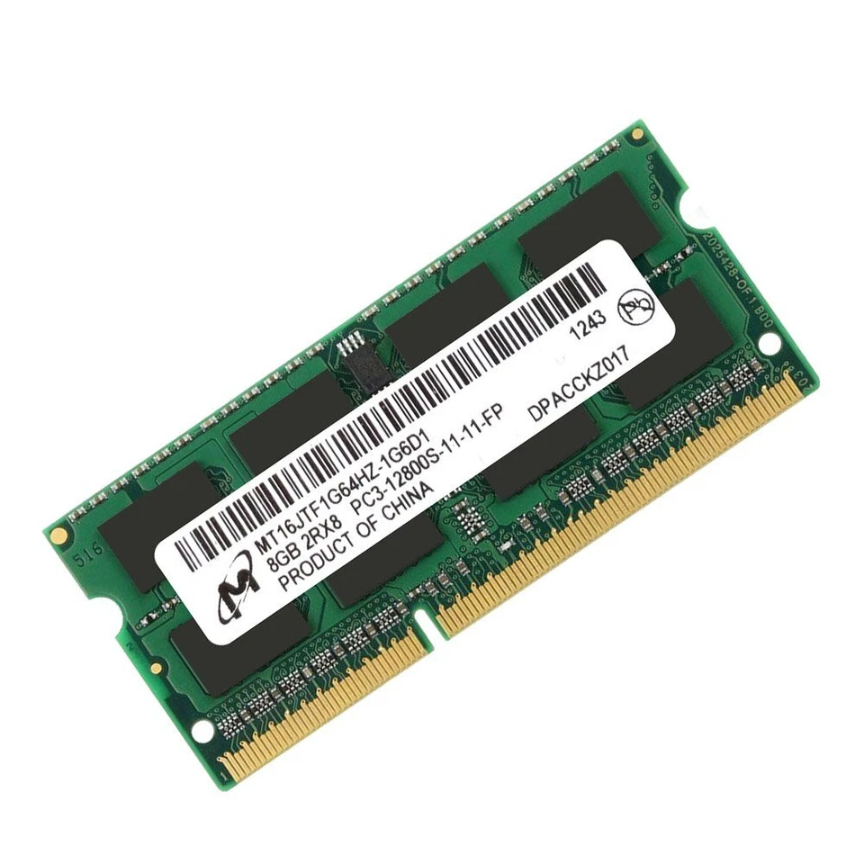 Micron 8GB 4GB 2G DDR3 1600MHz PC3-12800S 204Pin SODIMM Laptop Memory RAM AU LOT - Image 4 of 4
